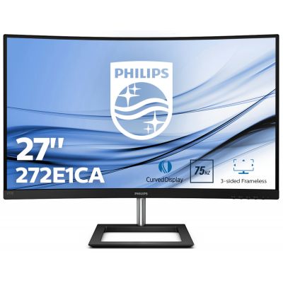 Philips | Curved | 272E1CA/00 | 27 " | VA | FHD | 1920 x 1080 pixels | 16:9 | 4 ms | 250 cd/m | Black | HDMI ports quantity 1 | 75 Hz