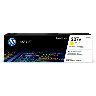 Toner HP W2212A 207A Yellow / yellow 1250lk Color LaserJet Pro MFP M282nw, MFP M283fdn / fdw, CLJ M255dw / nw