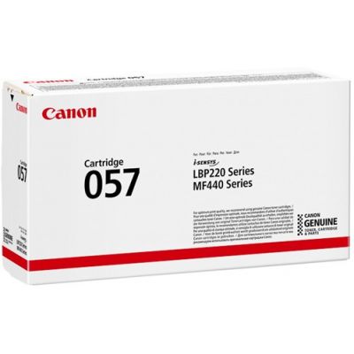 Toner Canon 057 black small volume 3100pages ImageCLASS MF449x, i-SENSYS LBP223dw LBP226dw LBP228x MF443dw MF445dw MF446x MF449x