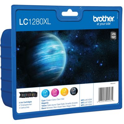 Ink Brother LC1280XLVALP Black and Colour Inkjet Multipack