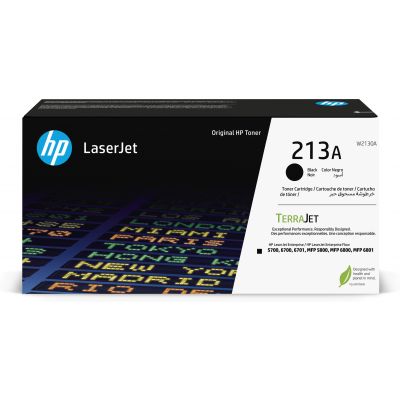 Tooner HP 213A W2130A Black/must 3500lk Color LaserJet Enterprise 5700dn, 6700dn, 6701dn, MFP 5800dn, MFP 5800f, MFP 6800dn