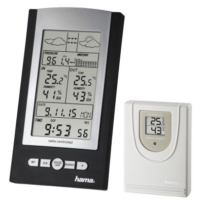 Termomeeter Hama EWS-800 juhtmevaba välis-sensor hügromeeter/termomeeter