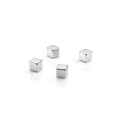 Megadym magnet CUBE, 10x10x10 mm, 50N, Blister with 4 pcs