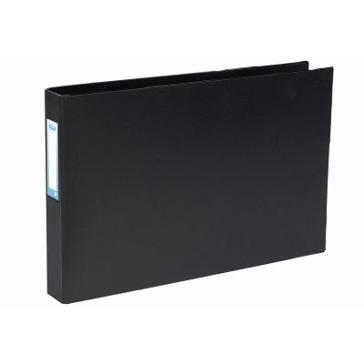 ELBA RING BINDER BLACK A3 4R LANDSCAPE 40 MM