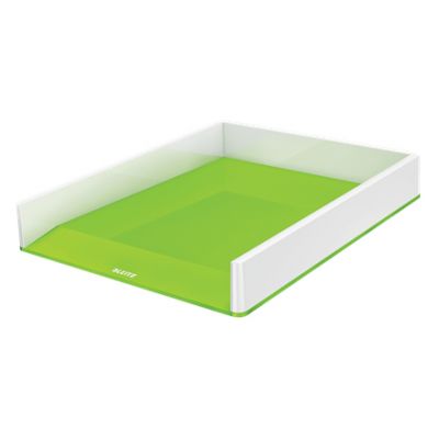 Document drawer 267x49x336mm Leitz WOW Dual color, glossy, white-green