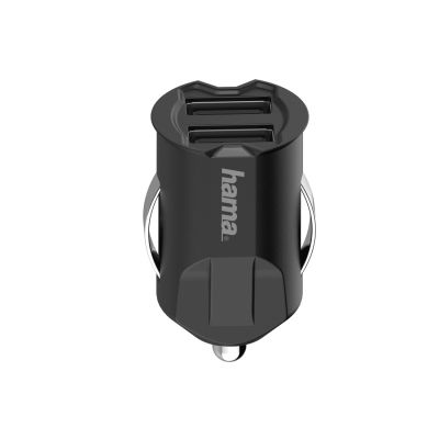 Autolaadija Hama USB Mini Car Charger 2.1A 10.5W 2xUSB-pesa