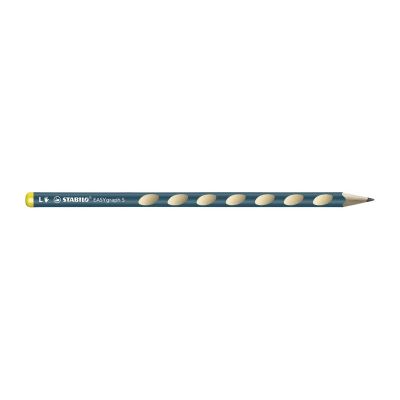 Harilik pliiats Stabilo EASYgraph S, tumeroheline, vasakukäelistele