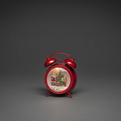 Lauakaunistus/ Vesilatern Äratuskell K-19cm, wwLED, muusika,timer 5H, lisada patareid3xAA