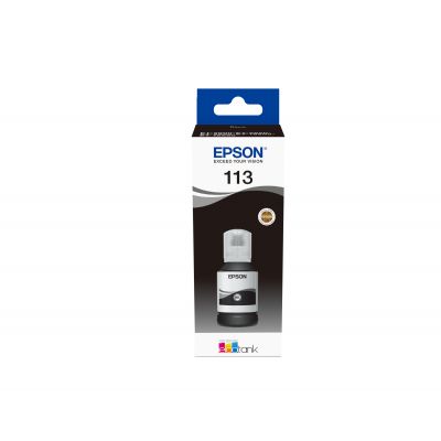 Tint Epson 113 EcoTank Pigment Black - must 127ml 7500lk - EcoTank ET-16150, 5150, 5170, 5880, M16600; EcoTank Pro ET-16680, 5150, 5170, M16680