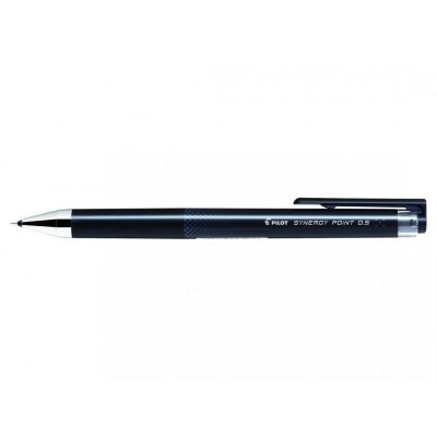 Gel Ink Rollerball Pen Pilot Synergy Point, black 0.5mm/ line 0,25mm