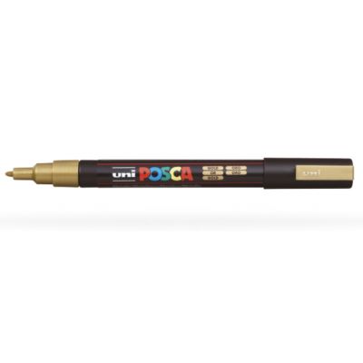 Marker Uni Posca PC3M gold, 0,9-1,3mm