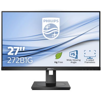 Philips | 272B1G/00 | 27 " | IPS | 16:9 | 75 Hz | 4 ms | 1920 x 1080 pixels | 250 cd/m | HDMI ports quantity 1 | Black