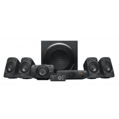 LOGITECH Z906 THX Surround Sound 5.1 Speakers - BLACK - 3.5 MM