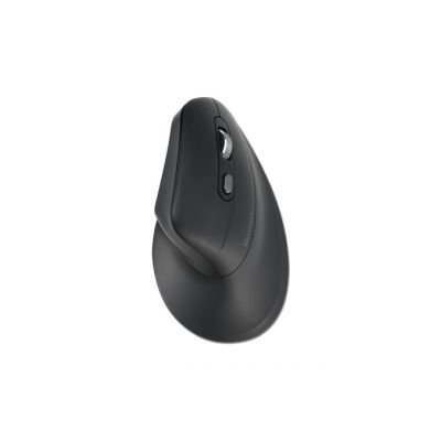 Hiir Kensington MY630 EQ Ergo Rechargeable Mouse - must, vertikaalne, ergonooomiline, vaiksed nupud, USB-C kaabliga laetav juhtmevaba hiir, Bluetooth ja 2.4GHz