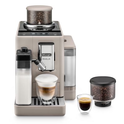 Delonghi | Coffee Maker | EXAM440.55.BG Rivelia | Pump pressure 19 bar | Built-in milk frother | Automatic | 1450 W | Sand Beige