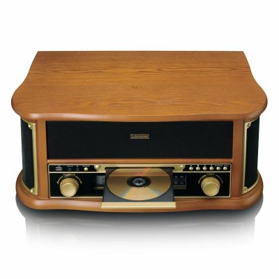 Lenco TCD-2551WD audio turntable Belt-drive audio turntable Wood Automatic 8711902082903