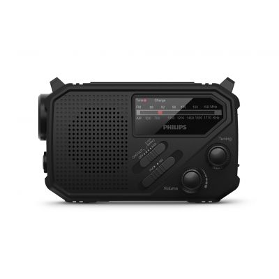Raadio Philips TAR1609/00 must - taskuraadio, akupank, taskulamp