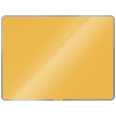 Whiteboard Magnetic Glass Leitz Cosy 45x45 Warm Yellow