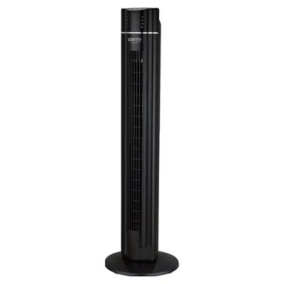 Fan tower CR7320 3 speed, horizontally rotating, timer, remote control, 60W, 55.5dB, black