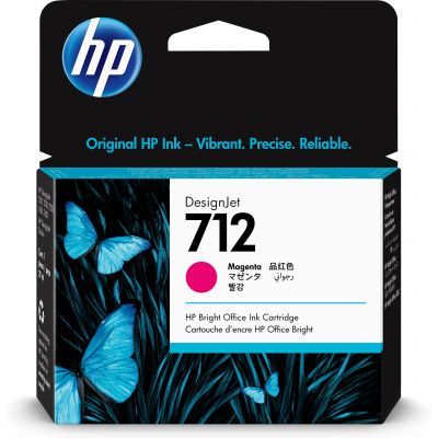 Tint HP 3ED68A nr. 712 magenta 29ml - DesignJet Studio, T210, T230, T250, T630, T650