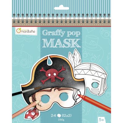 Maskitoorikuraamat poistele 24 lehte, 250g, Avenue Mandarine
