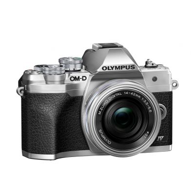 Olympus OM-D E-M10 Mark IV Kit + 14-42 Pancake Zoom silver
