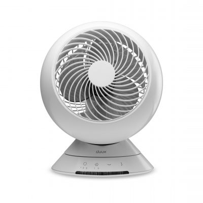 Duux | Fan | Globe | Table Fan | White | Diameter 26 cm | Number of speeds 3 | Oscillation | 23 W | Remote control