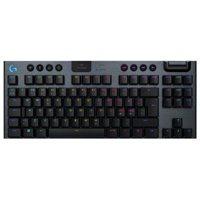 LOGITECH G915 TKL LIGHTSPEED Wireless Mechanical Gaming Keyboard - CARBON - UK - CLICKY