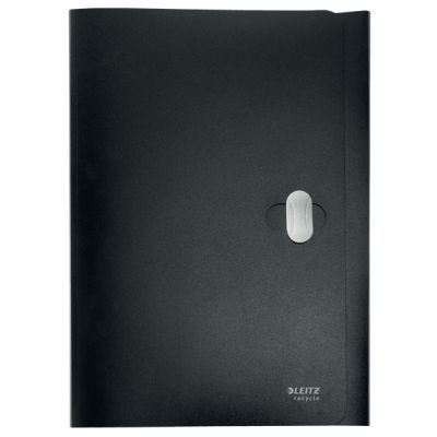 3-Flap Folder A4 black Leitz Recycle, PP ,CO2 neutral