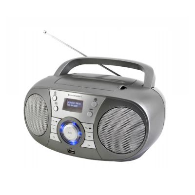 Cassette player Soundmaster SCD1800TI, DAB + RDS FM radio, CD player, clock, USB, Bluetooth