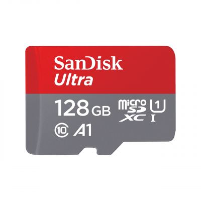 Memory card Sandisk Secure Digital SD Micro Ultra Android 128GB + SD Adapter (100MB / s, A1 / Class UHS-1)