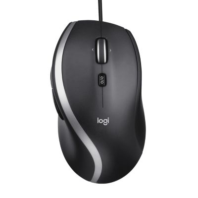 Mouse Logitech M500S Advanced Corded High Precision Optical Mouse USB, 7-buttons (5 customizable), 400-4000DPI, cable 1.8m, 2YW