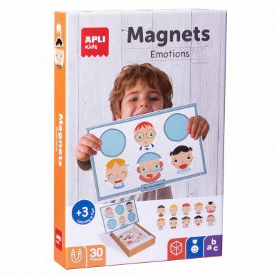 Emotions magnets, board 28 x 18 cm + 30 magnets, Apli
