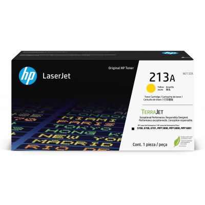 Tooner HP 213A W2132A Yellow/kollane 3000lk Color LaserJet Enterprise 5700dn, 6700dn, 6701dn, MFP 5800dn, MFP 5800f, MFP 6800dn