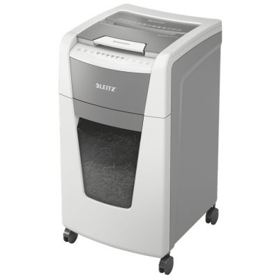 Paberipurustaja Leitz IQ AutoFeed Office300 - P5micro-cut(2000tk - 2x15mm) - Automaatne paberisöötja kuni 300 A4 lehele, 60L