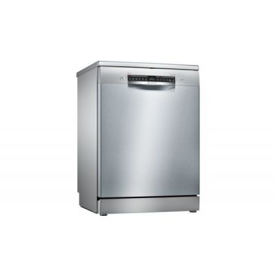 Free standing | Dishwasher | SMS4HVI33E | Width 60 cm | Number of place settings 13 | Number of programs 6 | Energy efficiency class D | Display | AquaStop function | Silver