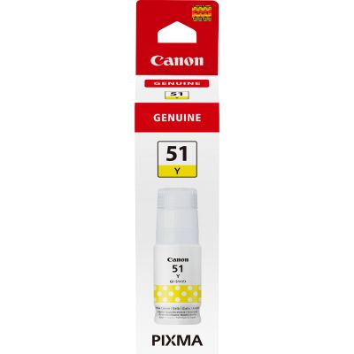 Tint Canon GI-51Yellow / kollane 7700lk 70ml - PIXMA G1520 G1530 G2520 G2560 G2570 G3520 G3560 G3570 G3571 G3572 G4570