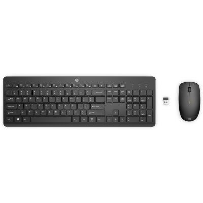 HP Wireless Keyboard & Mouse 235 black Business combo - EST