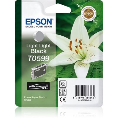 Tint Epson T0599 Light-Light Black Stylus Photo R2400, 520 lehte (A4, 5% katvus)