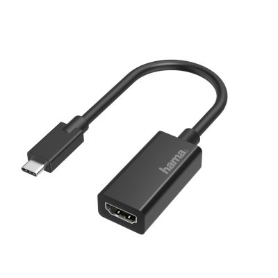 Adapter Hama USB-C M pistik - HDMI (F) pesa, UHD 4096x2160 (4K)
