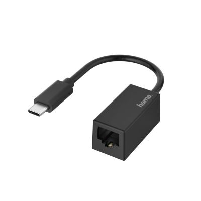 Hama USB type C Gigabit Ethernet Adapter, 10/100/1000 Mbps