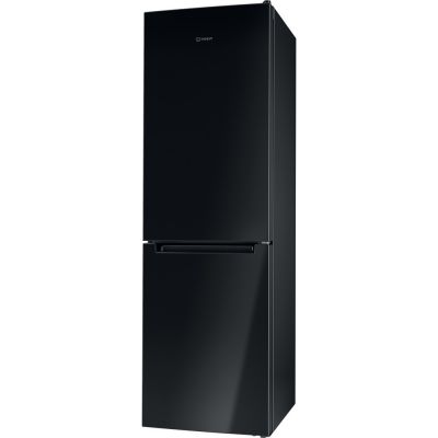 INDESIT | LI8 S2E K | Refrigerator | Energy efficiency class E | Free standing | Combi | Height 188.9 cm | Fridge net capacity 228 L | Freezer net capacity 111 L | 39 dB | Black