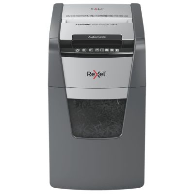 Rexel Optimum AutoFeed+ 150X Automatic Cross Cut Paper Shredder P4