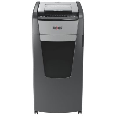 Paper shredder Rexel Optimum AutoFeed+ 600X, 4x30mm P4, 10 sheets/600 sheets from automatic feeder, 110L, for 10-20 users