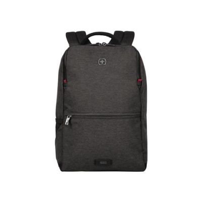 Sülearvuti seljakott Wenger MX Reload 14" Laptop Backpack, tumehall, kaks sektsiooni, 10" tahvelarvuti tasku, RFID tasku, 18x28x42cm, 17L