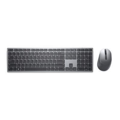 Dell | Premier Multi-Device Keyboard and Mouse | KM7321W | Keyboard and Mouse Set | Wireless | Batteries included | US | Titan grey | Wireless connection