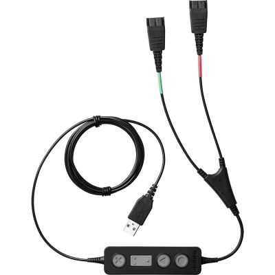 JABRA Link 265 USB with 2 QD Training cable with mute option