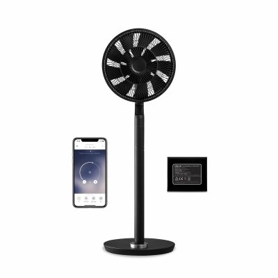 Duux | Fan | Whisper Flex Ultimate | Stand Fan | Black | Diameter 34 cm | Number of speeds 30 | Oscillation | 3-32 W | Remote control