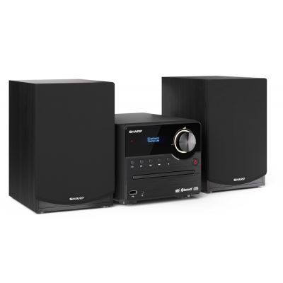 Sharp XL-B517D(BK) Hi-Fi Micro System, CD/FM/USB/Bluetooth v5.0, Aux-in, 45W, Black Sharp | Hi-Fi Micro System | XL-B517D(BK) | USB port | AUX in | Bluetooth | CD player | Black | FM radio | Wireless