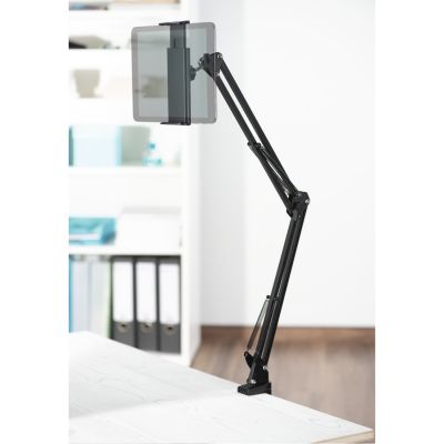 Tahvelarvuti lauahoidja Hama Tablet Holder, must, lauaplaadi kinnitusega, 2 liigendit, ekraani suurus 7" - 12.9